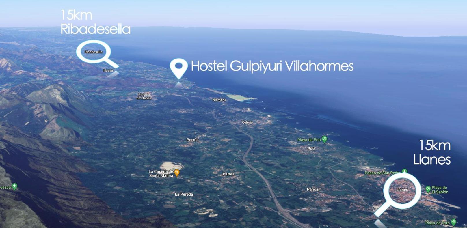 Hostel Gulpiyuri Llanes Villahormes エクステリア 写真